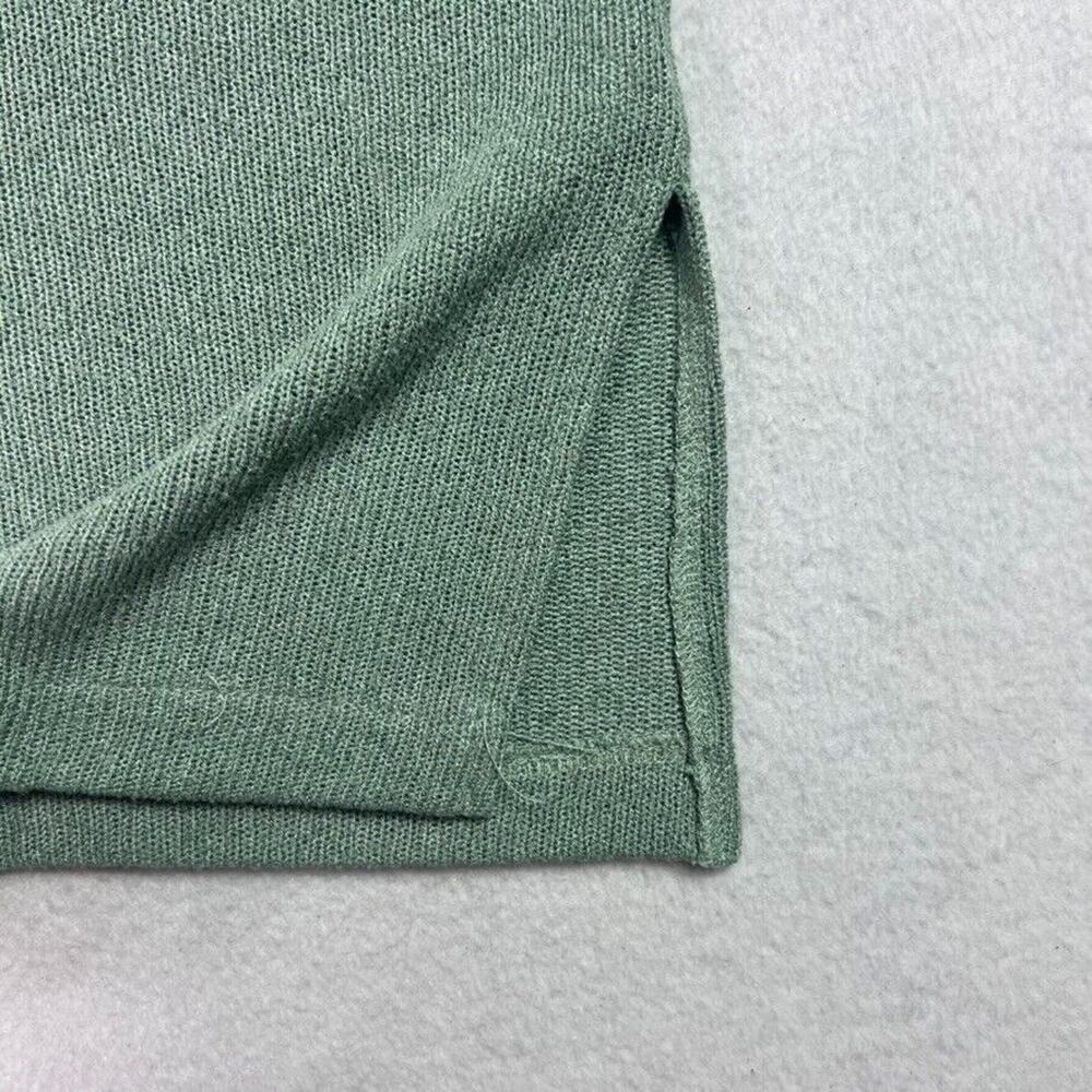 H&M Tank Womens XL Vest Top Green Side Slits Comfy Lightweight - Picture 3 of 7